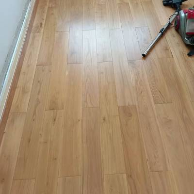 Solid Diamond Teak Timber Flooring, Walnut Colour, Modern Minimalist, Moisture Resistant