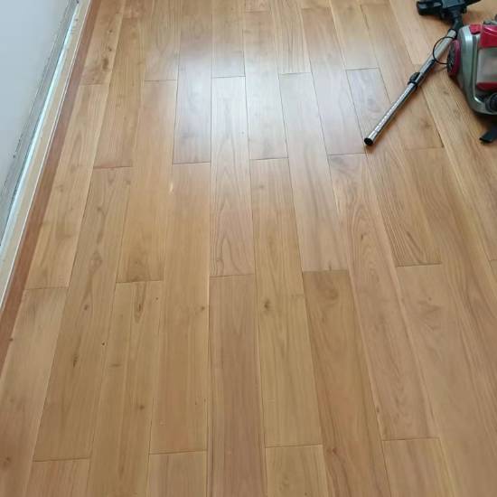 Picture of Solid Diamond Teak Timber Flooring, Walnut Colour, Modern Minimalist, Moisture Resistant