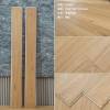Picture of Three-Layer Oak Engineered Click Flooring, 4mm Wear Layer, Black Walnut Colour, ENF Grade
