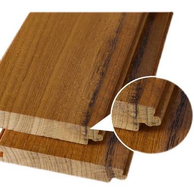 Customisable Burmese Teak Solid Timber Herringbone Flooring, A Grade, Click-Lock, Hardwax Oil, Underfloor Heating