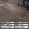 Picture of Custom Geometric Parquet Engineered Timber Flooring, Black Walnut Oak Veneer, U-Groove