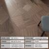Picture of Custom Geometric Parquet Engineered Timber Flooring, Black Walnut Oak Veneer, U-Groove