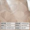 Picture of Custom Geometric Parquet Engineered Timber Flooring, Black Walnut Oak Veneer, U-Groove