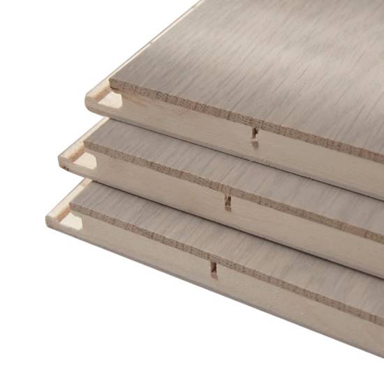 Picture of Three-Layer European White Oak Engineered Click Flooring, 3mm Wear Layer, ENF Grade