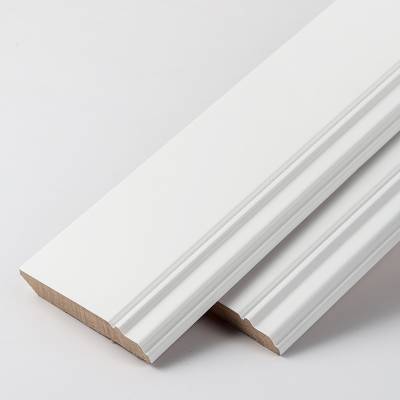 Solid Pometia Timber Skirting Board, French or American Style, 6cm, 8cm and 12cm