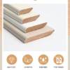 Picture of 6cm Solid Pometia Timber Skirting Board, Lacquered, Modern Minimalist