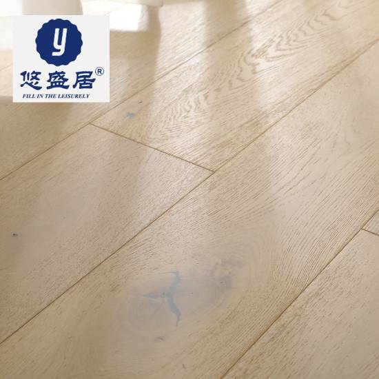 Picture of 4mm Oak Veneer Birch Core Engineered Flooring 1.9m, ENF, Click-Lock, Cream