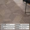 Picture of Leaf Pattern Parquet Engineered Timber Flooring 15mm, Black Walnut Oak, Underfloor Heating
