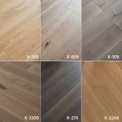 15mm Three-Layer Ash Click Flooring, 1.9m Long Plank, Wabi-Sabi Style, ENF Grade