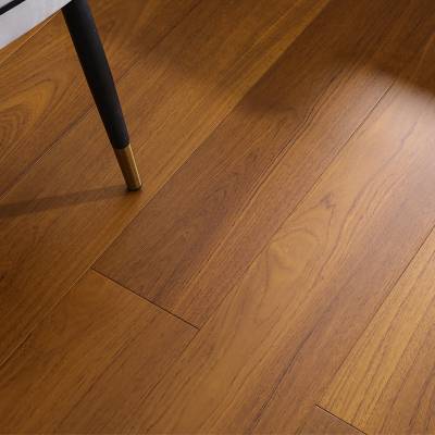 Customisable 4mm Burmese Teak Three-Layer Timber Flooring, 2.4m Large Planks, Underfloor Heating, ENF Grade