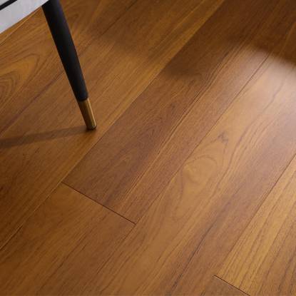 Picture of Customisable 4mm Burmese Teak Three-Layer Timber Flooring, 2.4m Large Planks, Underfloor Heating, ENF Grade
