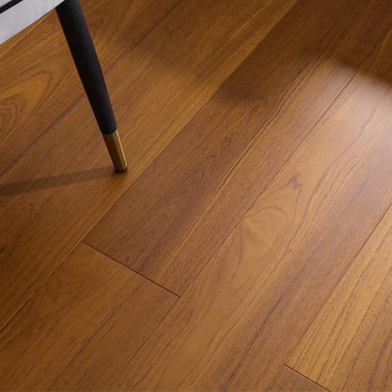 Picture of Customisable 4mm Burmese Teak Three-Layer Timber Flooring, 2.4m Large Planks, Underfloor Heating, ENF Grade