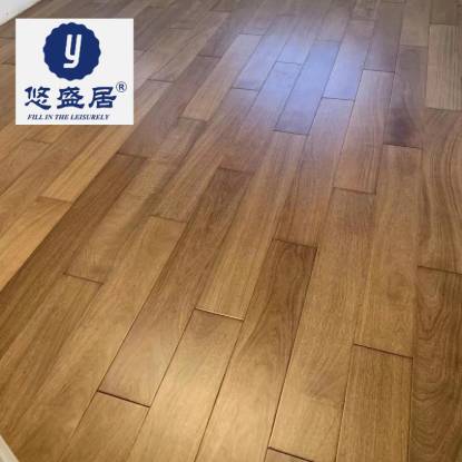Picture of Customisable Large-Leaf Rosewood and West African Doussie Solid Timber Flooring, Click-Lock, ENF Grade