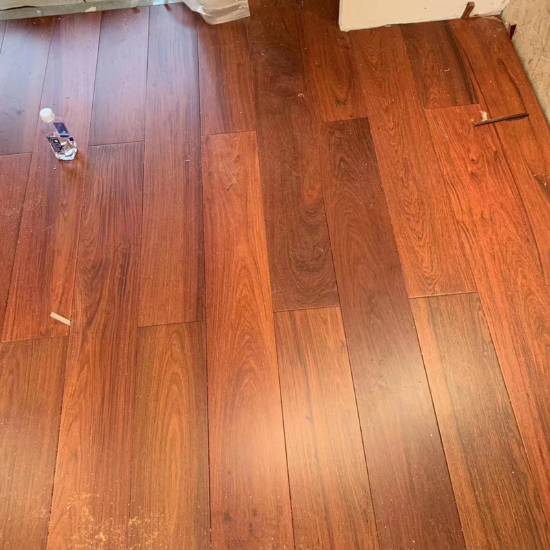 Picture of Customisable Padauk (Burma Rosewood) Solid Timber Flooring, A Grade, Click-Lock, Underfloor Heating