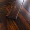 Picture of Customisable Indonesian Black Rosewood Solid Timber Herringbone Flooring, Underfloor Heating, Natural Colour