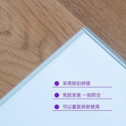 Picture of Heavy-Duty SPC Click-Lock Flooring for Commercial and Home Use, Formaldehyde-Free, Timber Look