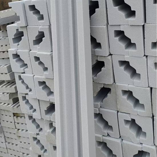 Picture of Foam Ceramic Window Lintel Moulding, Exterior Cornice, Belt Course and Corbel Relief Trim
