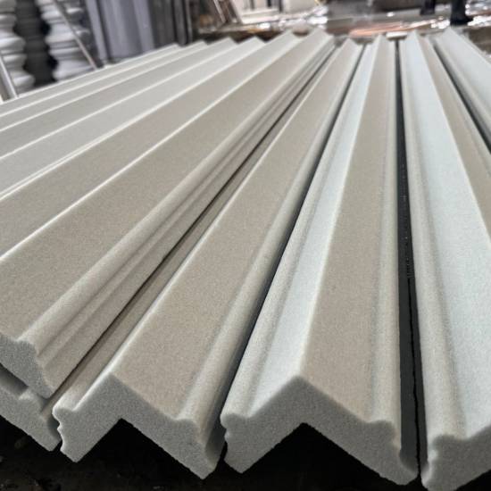 Picture of Foam Ceramic Decorative Moulding for Facade Renovation, Column Corner and Edge Trim