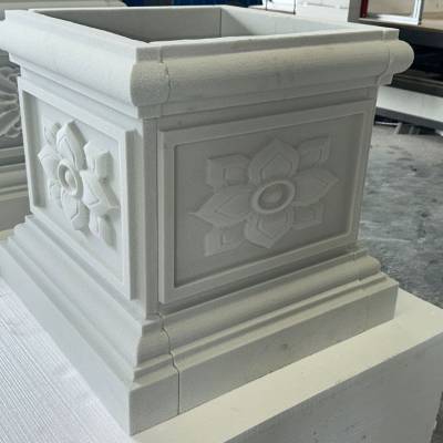 Foam Ceramic Column Base Trim for Renovating Old Gate Pillars, Architectural Moulding
