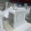 Picture of Foam Ceramic Column Base Trim for Renovating Old Gate Pillars, Architectural Moulding
