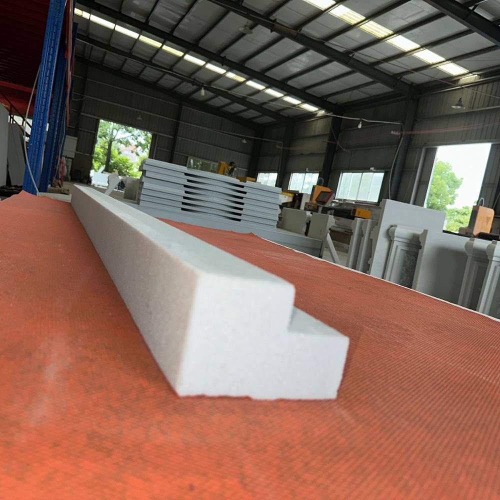 Foamed Ceramic Step Edge Moulding for Villas, Gatehouse Stair Trim, Carved Decoration