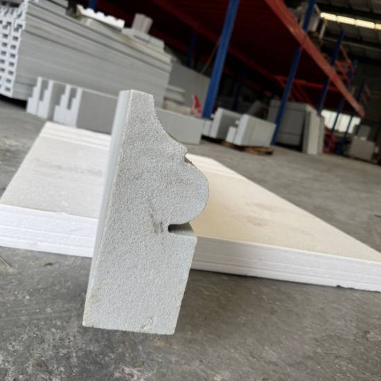 Picture of Foamed Ceramic Column Base Moulding, Carved Pillar Plinth for Roman Columns, Outdoor Villa