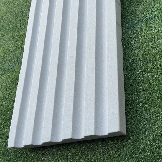 Picture of Foamed Ceramic European Roman Column Panels, Villa Relief Corner Capital and Base, Curved Round Column