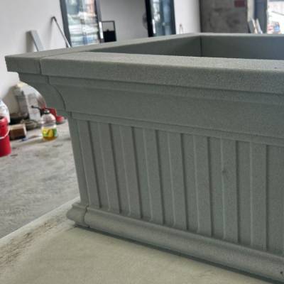 Weatherproof Crack-Resistant Foam Ceramic Column Capital for Square and Round Garden Columns
