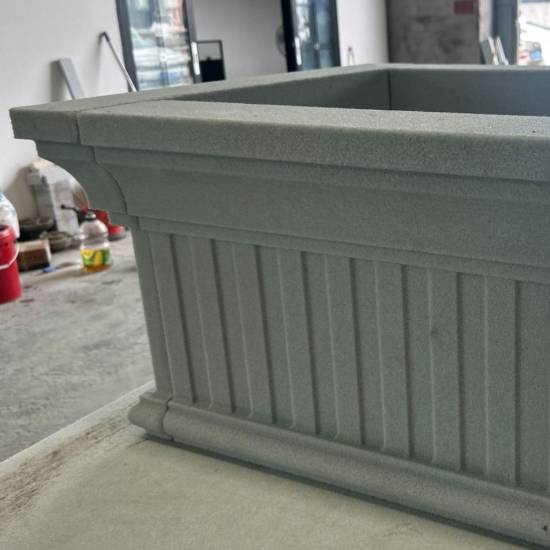 Picture of Weatherproof Crack-Resistant Foam Ceramic Column Capital for Square and Round Garden Columns