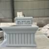 Picture of Weatherproof Crack-Resistant Foam Ceramic Column Capital for Square and Round Garden Columns