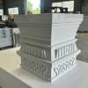 Picture of Chinese-Style Foamed Ceramic Column Capital and Base with Relief Carving, Antique Facade Cladding