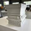 Picture of Chinese-Style Foamed Ceramic Column Capital and Base with Relief Carving, Antique Facade Cladding