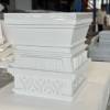 Picture of Chinese-Style Foamed Ceramic Column Capital and Base with Relief Carving, Antique Facade Cladding