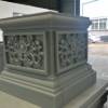 Picture of Foamed Ceramic Column Base, European Carved Component for Rural Villa Exteriors, Square and Round Entry Columns