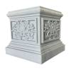 Picture of Foamed Ceramic Column Base, European Carved Component for Rural Villa Exteriors, Square and Round Entry Columns