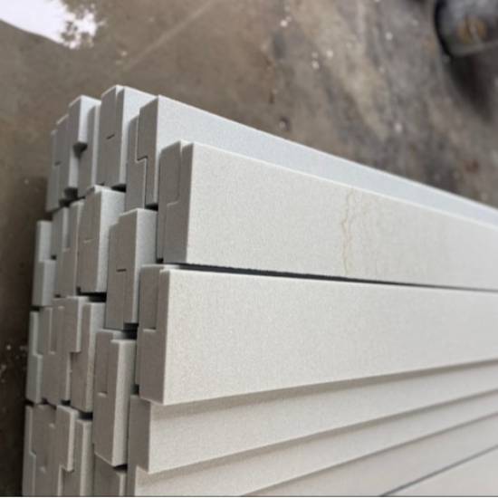 Picture of Foamed Ceramic Step Trim for Old House Renovation, Outdoor Stair Edge Finishing Moulding