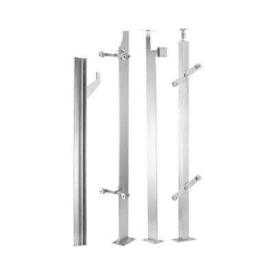 Stainless Steel Bridge Balustrade Post, Multi-Purpose Commercial Stair Post