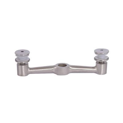 304 Stainless Steel Double-Arm Spider Fitting with Rounded Bracket for Balustrade Posts and Handrails