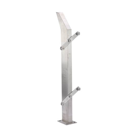 Picture of 304 Stainless Steel Flat Tube Post for Glass Balustrade, Stair Project Posts