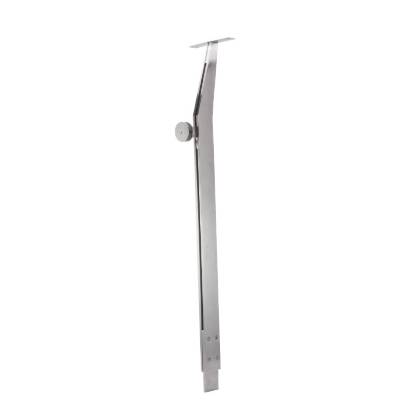 Picture of 316 Stainless Steel Custom Double-Clamp Glass Balustrade Post for Bridge and Commercial