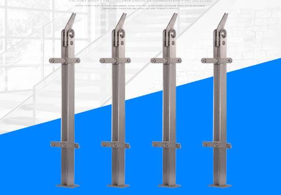 Picture of Stainless Steel Balustrade Post for Bridge, Station Glass and Commercial Projects