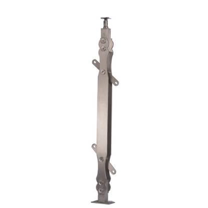Picture of Stainless Steel Straight Balustrade Post for Glass Railing, Custom Fabricated