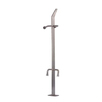 Stainless Steel Single-Blade 7-Shape Bend Glass Balustrade Post for Stair Handrail