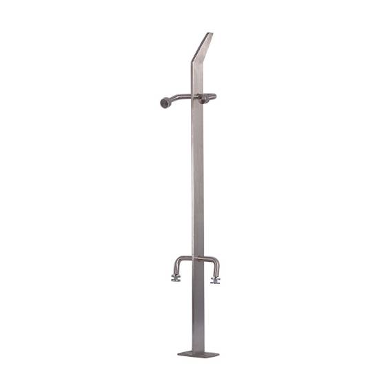 Picture of Stainless Steel Single-Blade 7-Shape Bend Glass Balustrade Post for Stair Handrail