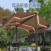 Picture of Electric Retractable Double Opening Awning for Balcony, Cafe and Restaurant, Butterfly Style