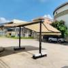Picture of Electric Retractable Double Opening Awning for Balcony, Cafe and Restaurant, Butterfly Style
