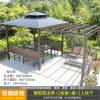 Picture of Aluminium Garden Gazebo with Thatched Roof and Pergola for Terrace, Balcony and Courtyard