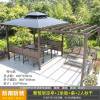 Picture of Aluminium Garden Gazebo with Thatched Roof and Pergola for Terrace, Balcony and Courtyard