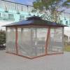 Picture of Portable Aluminium Four-Corner Gazebo Sun Protection Tent for Villa Garden