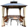 Picture of Portable Aluminium Four-Corner Gazebo Sun Protection Tent for Villa Garden